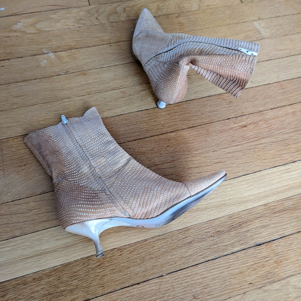 Snake skin boots